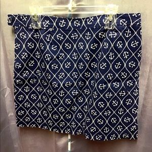Anchor skort sz. 12 be nautical ⚓️